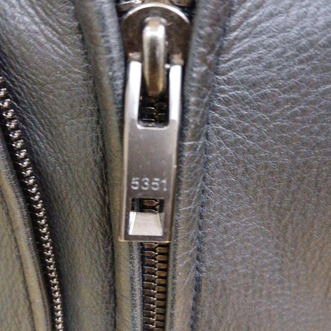 5351POURLESHOMMESシングルライダースジャケットサイズ3