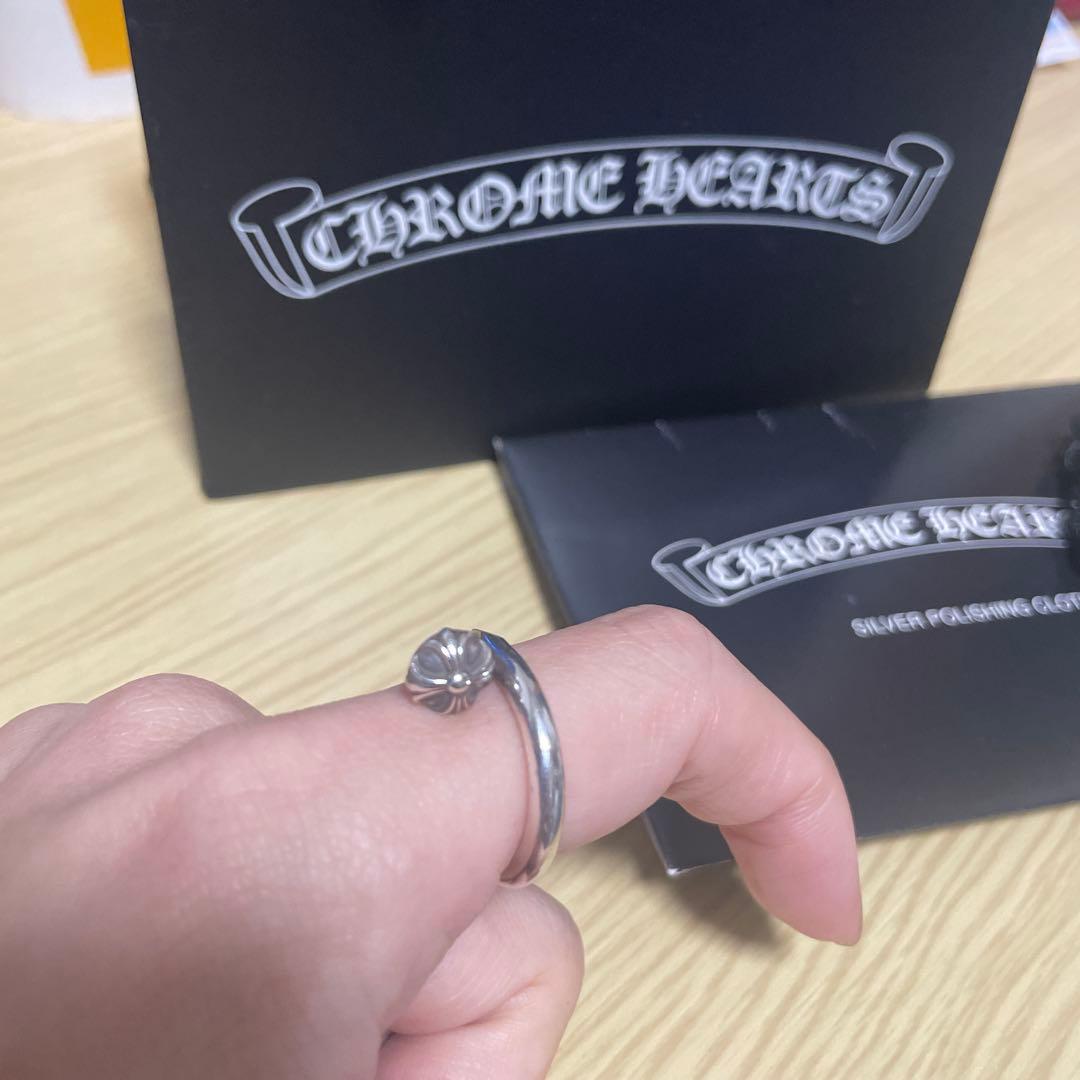 Chrome Hearts シルバーリング　クロスボール