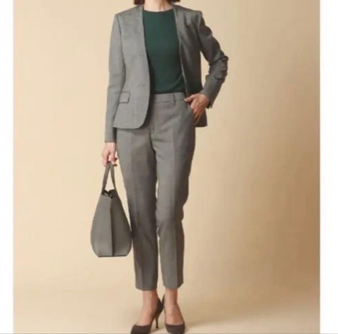 新品　スーツスクエア　秋冬　テーパードパンツスーツ 40 ウォッシャブル