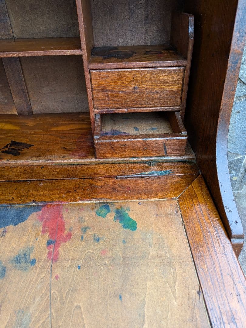 アンティークのライティングビューロー明治、大正時代