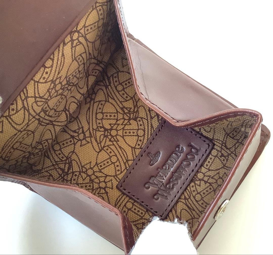 新品★ヴィヴィアンウエストウッド★スマート ケース小銭入れ★ブラウン茶系