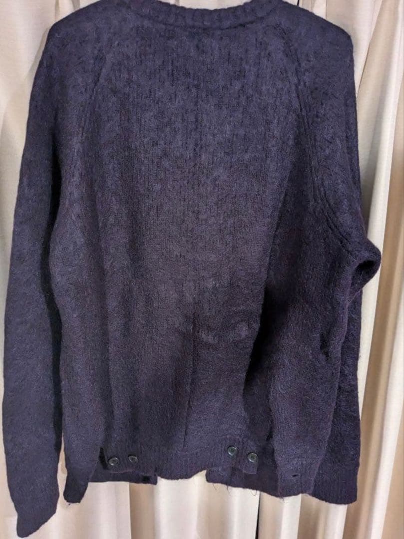 トップス stein kid mohair cardigan dark purple