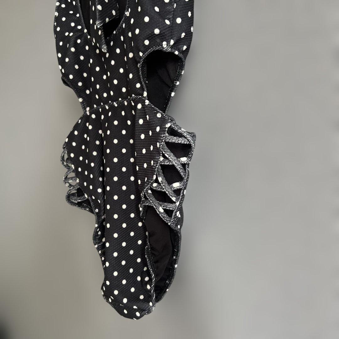 snidel ホルターネックスウィムワンピース DOT 水着