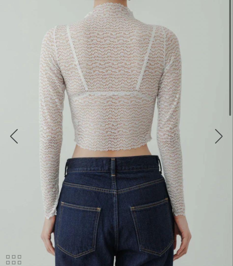 トップス yo biotop lace long sleeve top