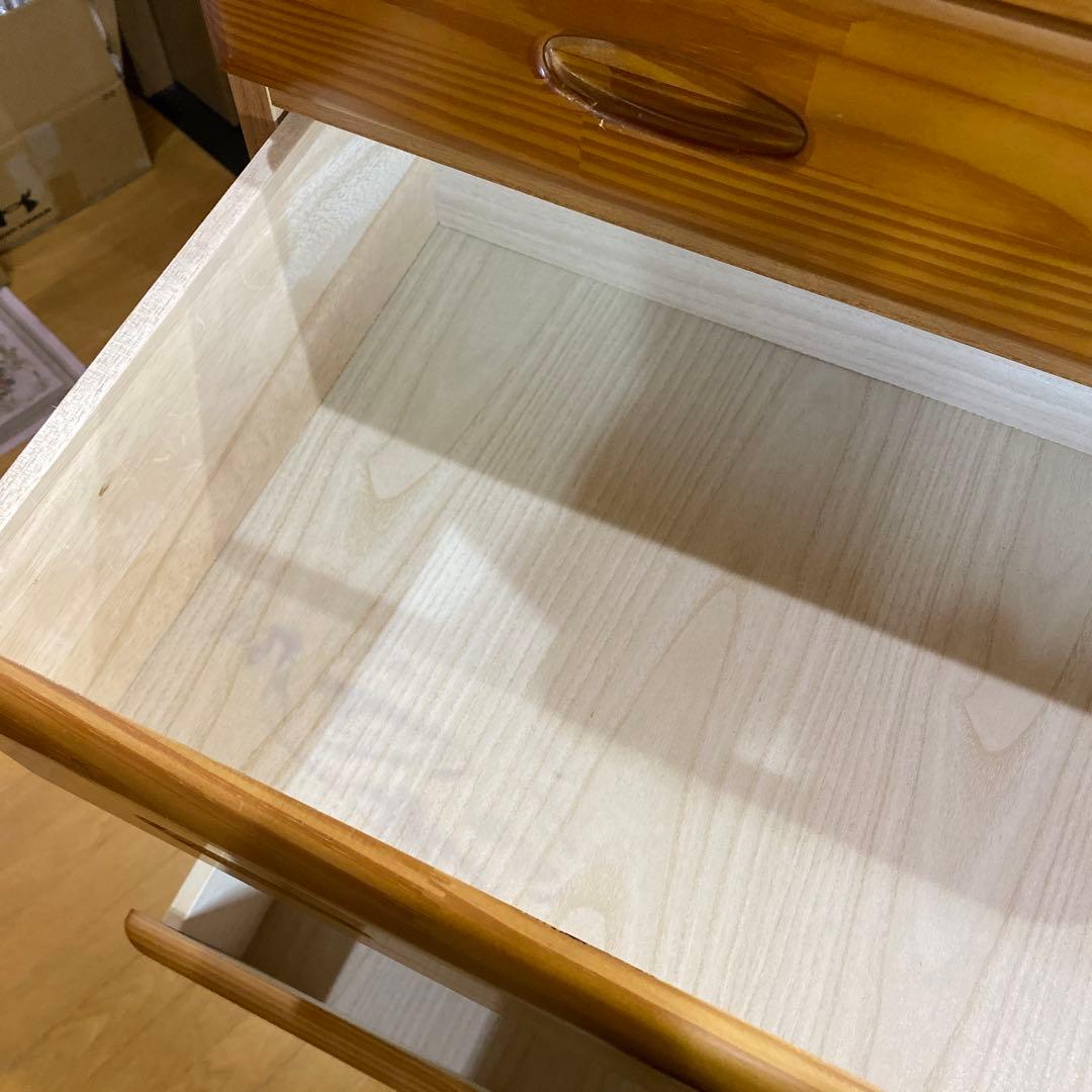 【たんす】カントリー調 木製 チェスト　日本製　引き出し　箪笥