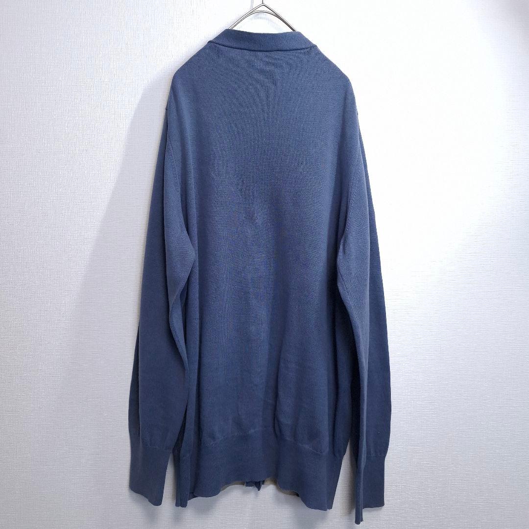【人気】Vivienne Westwood MAN カーディガン オーブ 紺 L