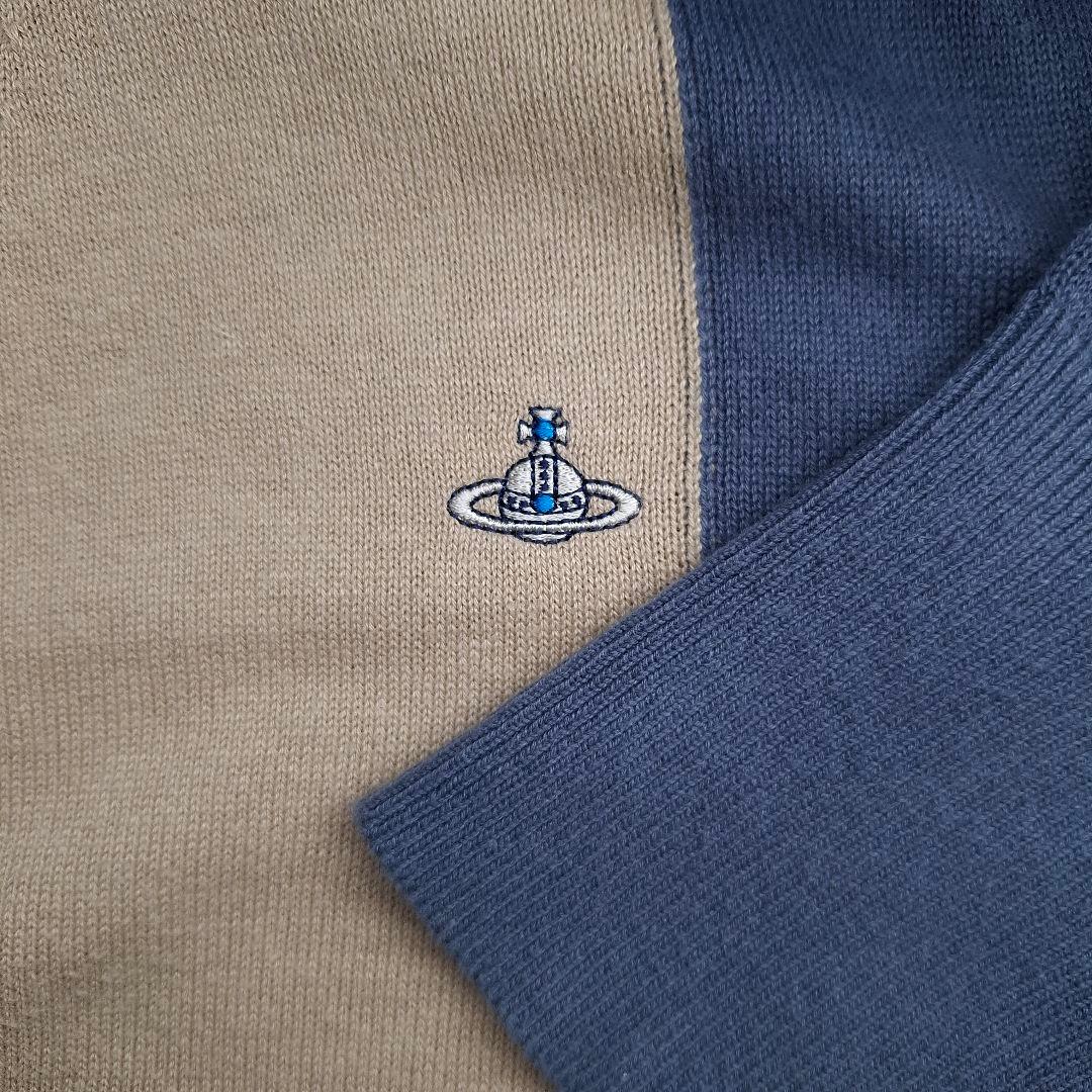 【人気】Vivienne Westwood MAN カーディガン オーブ 紺 L