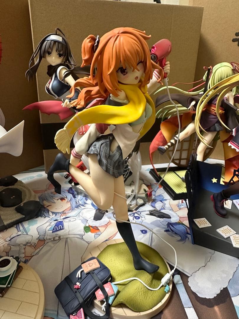 ゆずソフト　1/7スケールフィギュア　7体セット