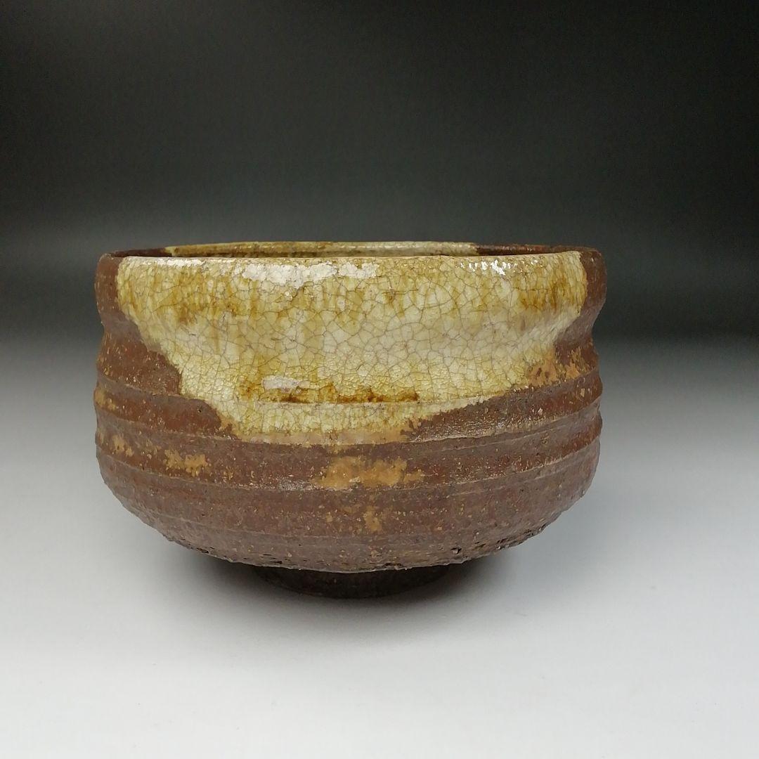 Ｔ２２８　茶碗　『瀬戸伊賀　茶碗』『野田東山作』　共箱　抹茶碗　茶道具