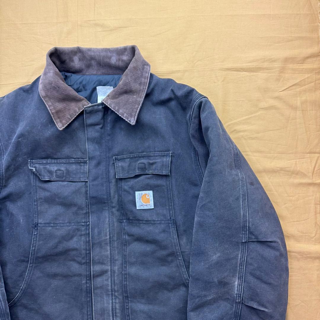 Carhartt USA製　トラディショナルジャケット　ブラック　フェード　ヒゲ