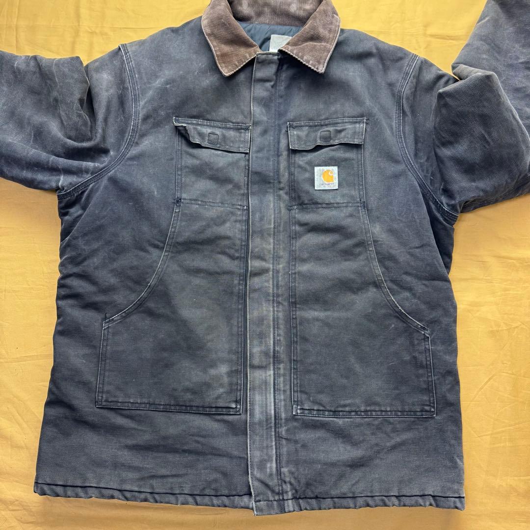 Carhartt USA製　トラディショナルジャケット　ブラック　フェード　ヒゲ