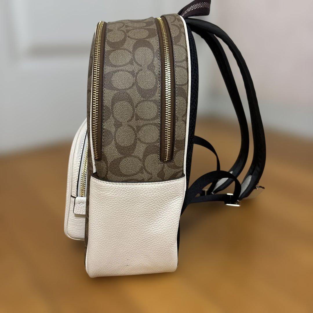 コーチ COACH バッグ リュック F05671 カーキ×チョーク ⭐️美品⭐️