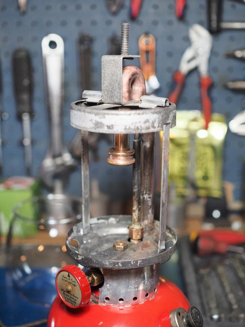 程度良好1958年4月 コールマン 200A ランタン（イエローボーダーu21B