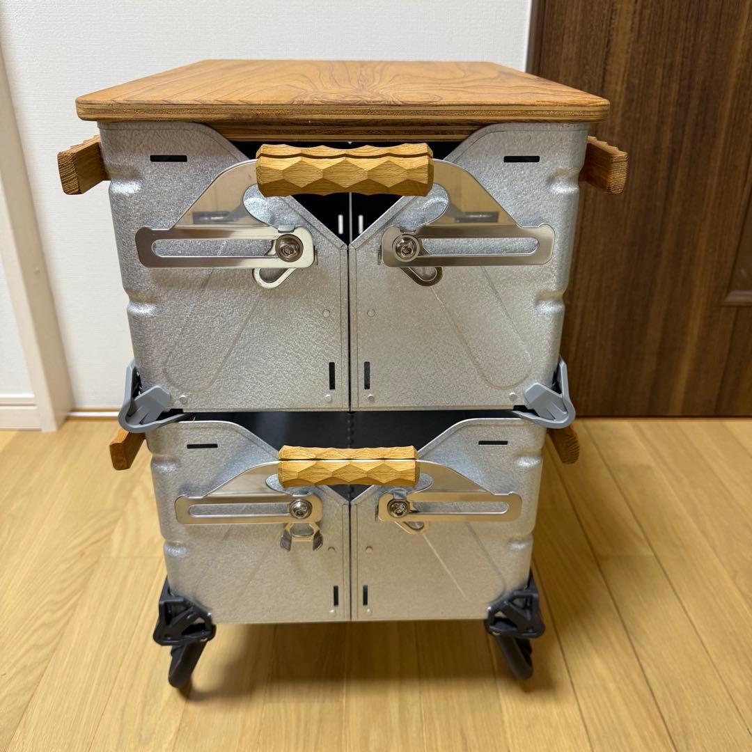 美品　スノーピーク　( peak) シェルフコンテナ25 お得セット