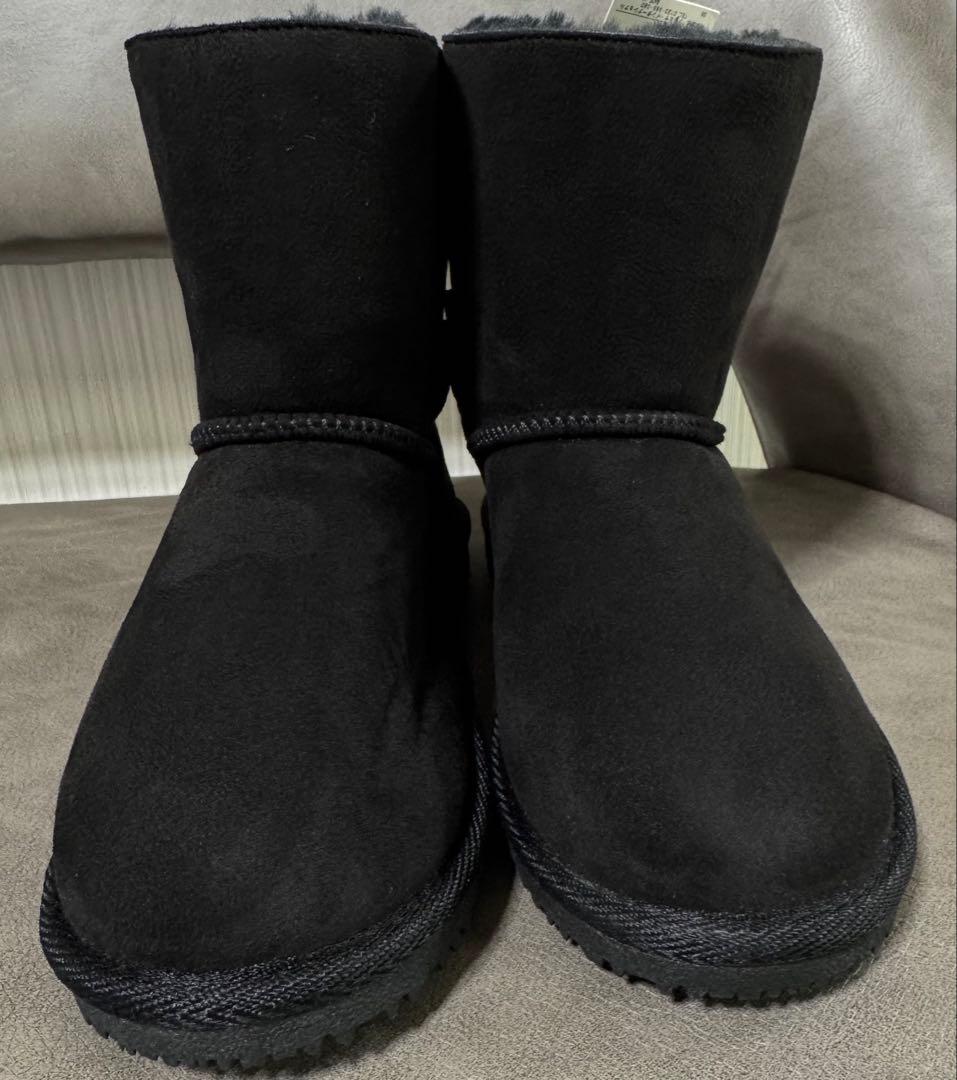 【未使用】ANNA SUI MINI 猫耳ブーツ 黒 22cm 箱無し