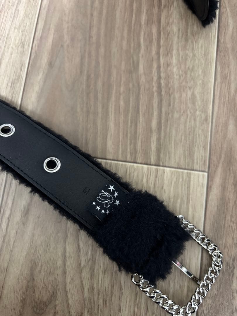 AFB 黒ファー Mサイズ ベルト