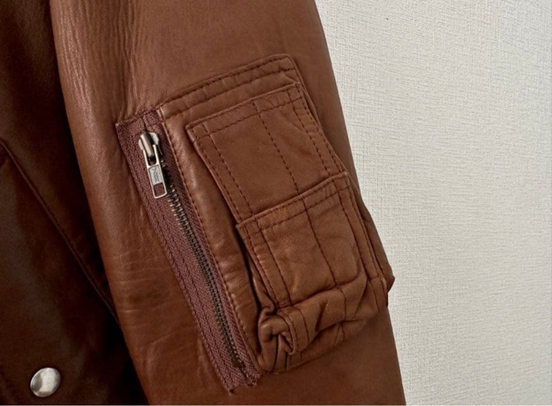む*く様 超スペシャル 「希少サイズ XL」90s ラルフローレン レザー ジャ