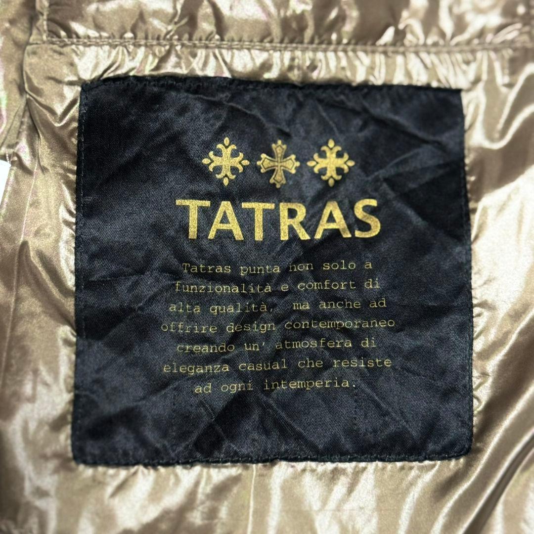 美品 タトラス DESDEMONA ダウンベスト フード ファー キルティング