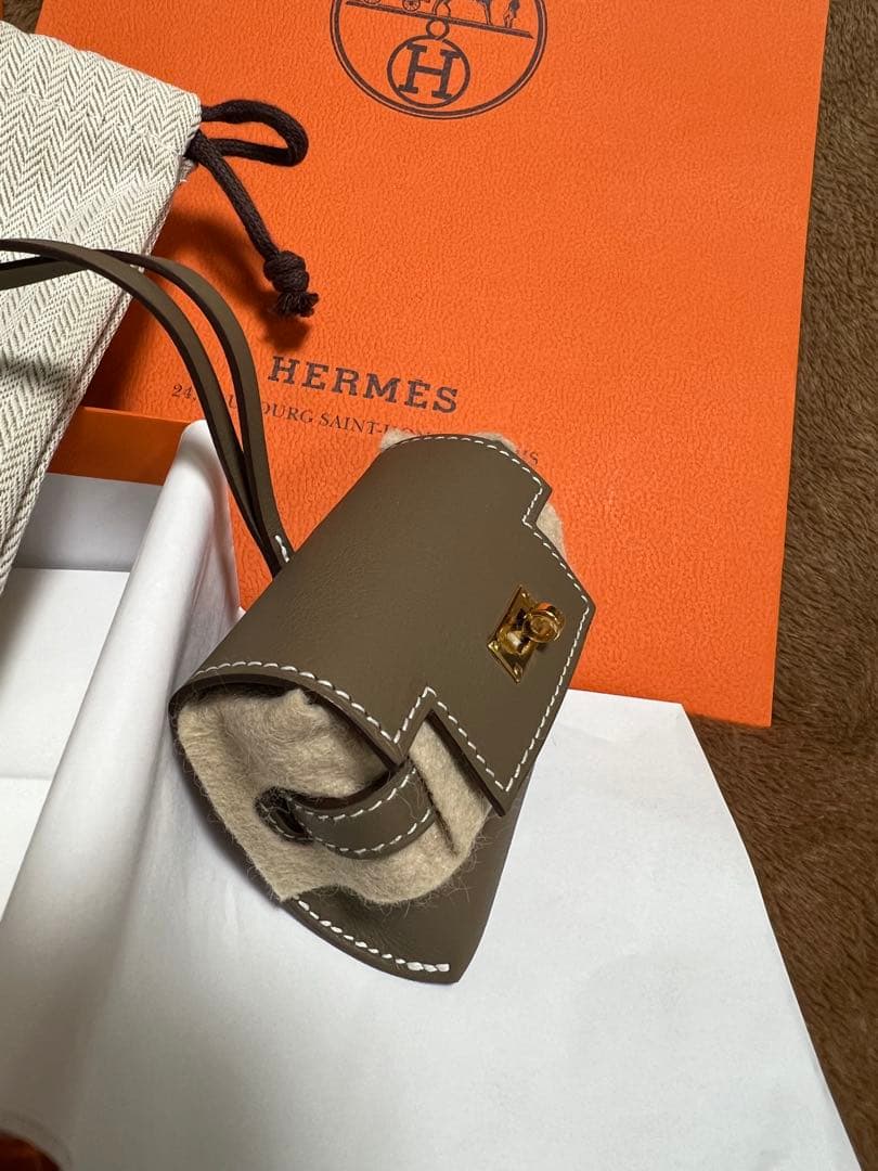 日本未発売　エルメス　チャーム　バッグ型キーホルダー　HERMES