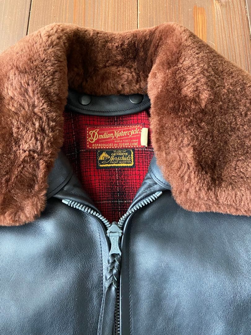 Indian Motorcycle シングル ライダース ジャケット 東洋