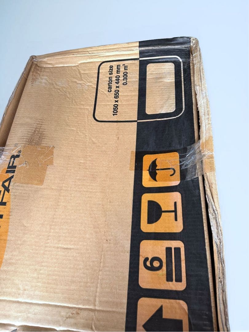 新品MERRYFAIR メリーフェア DELPHI デルフィ 黒 オフィスチェア