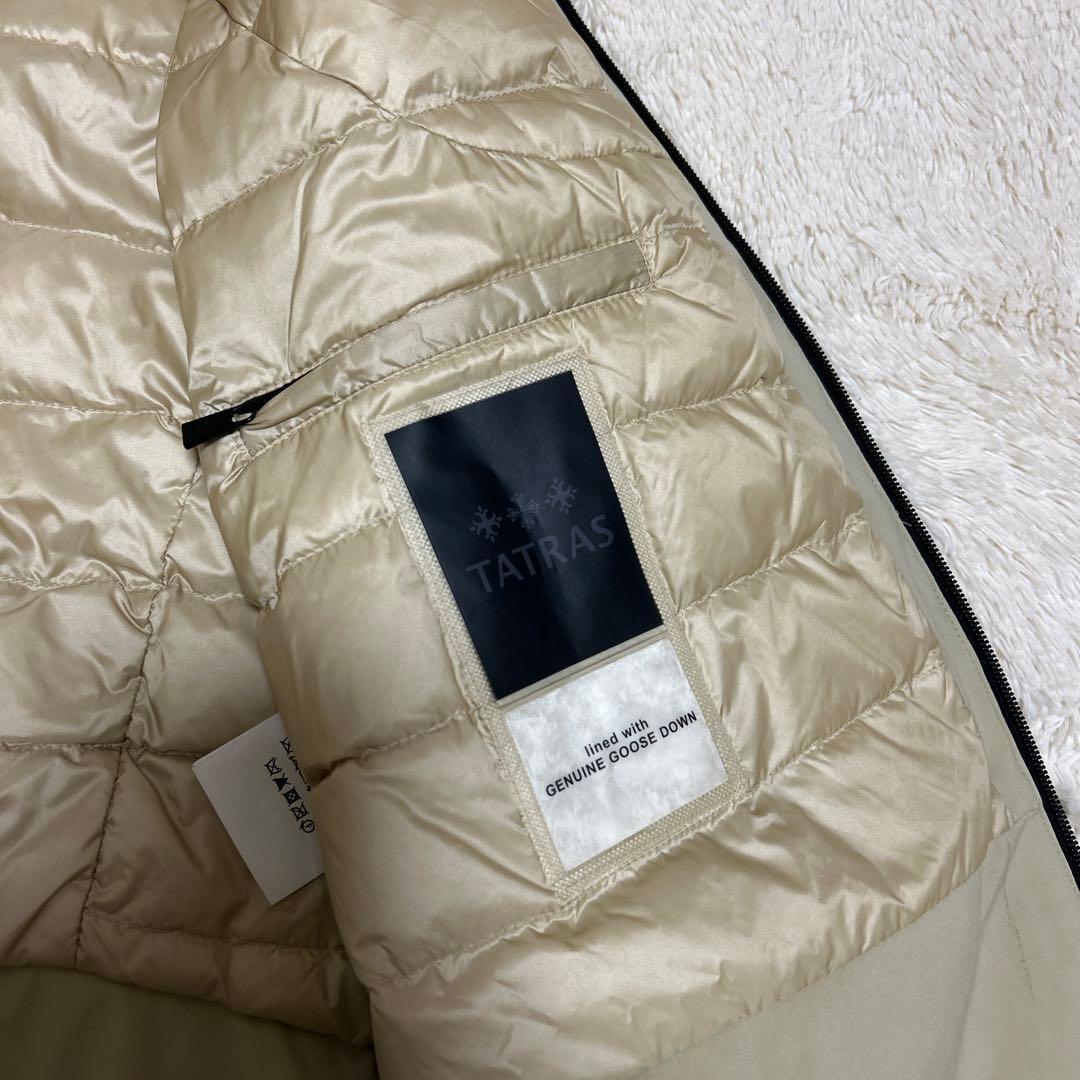 希少TATRAS タトラスARCHITA ライトダウンパーカー　ベージュ 05