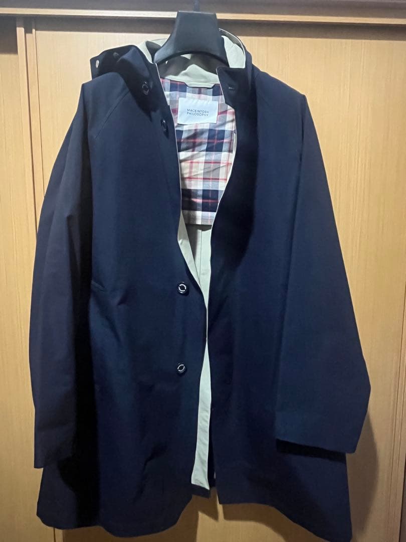 MACKINTOSH PHILOSOPHY ステンカラーコート 40 ネイビー