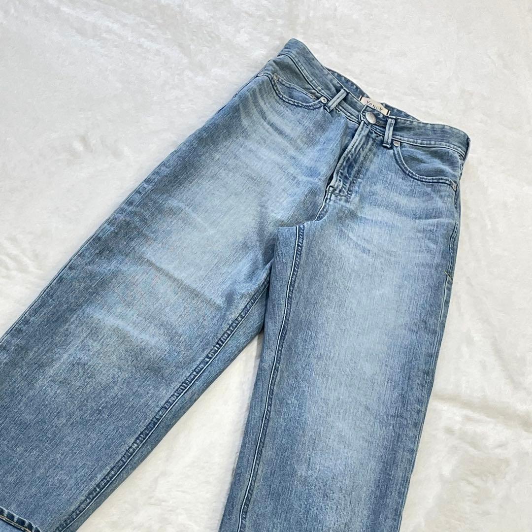 【美品】ヤヌーク ボーイズストレートLea 57111231 サイズ23