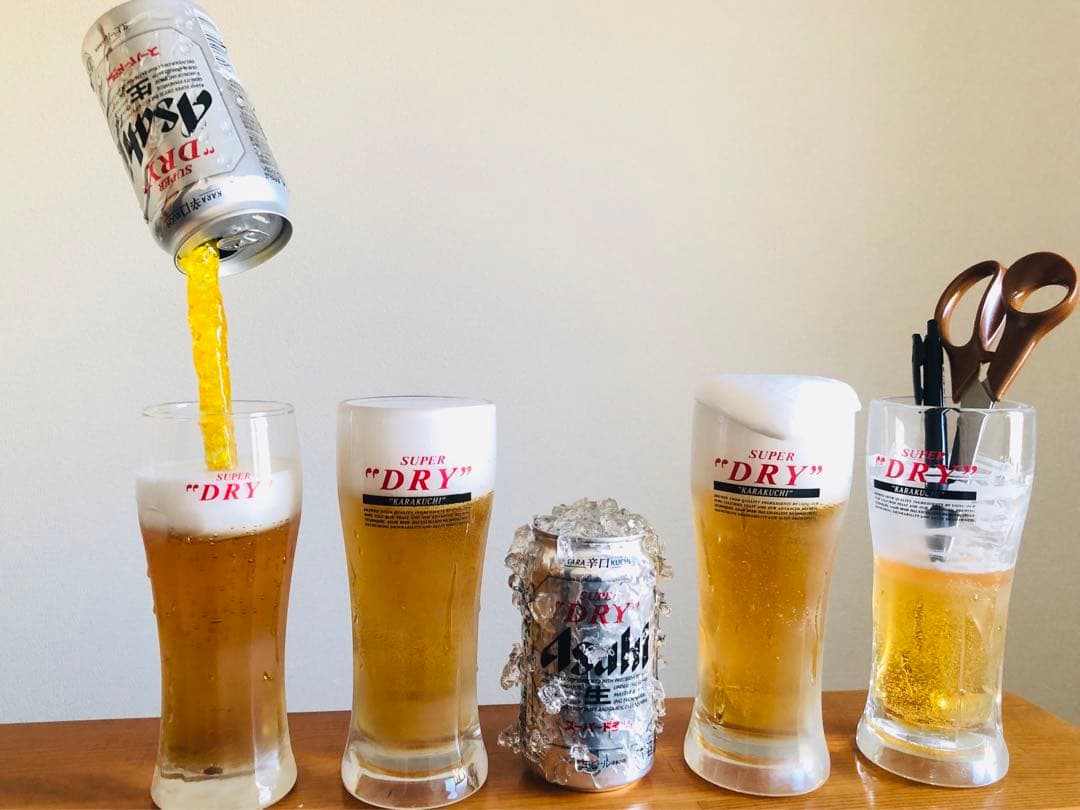 nqu　食品サンプル　スーパードライ　5点セット