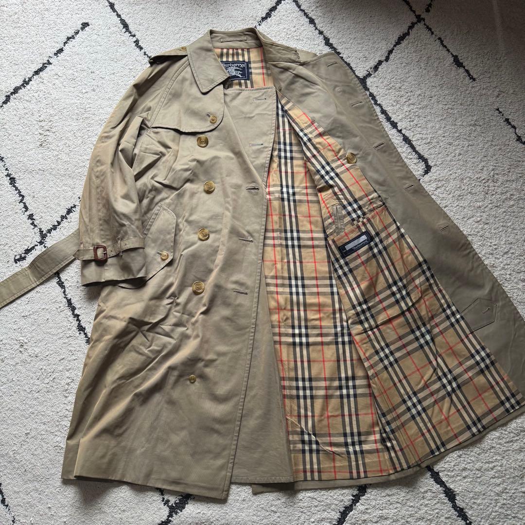 burberrys バーバリー　トレンチコート　ベージュ　ノバチェック　Lサイズ