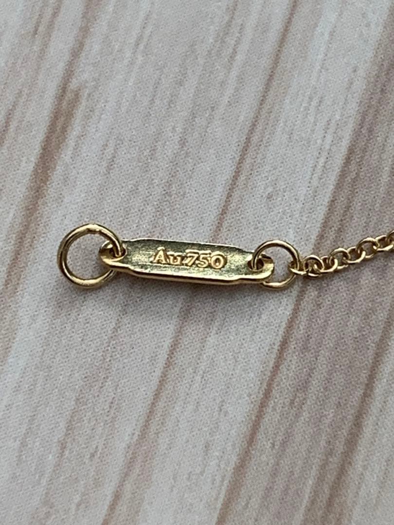 未使用品 Tiffany&Co. ティファニー K18 チェーンネックレス