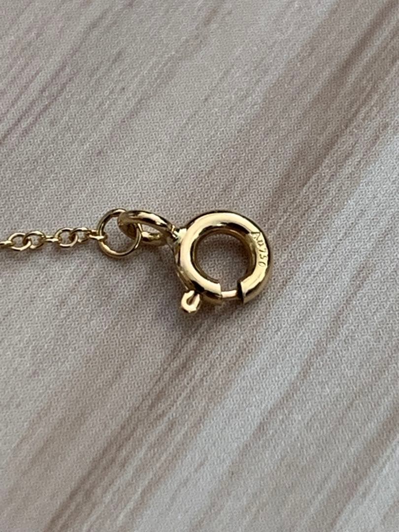 未使用品 Tiffany&Co. ティファニー K18 チェーンネックレス