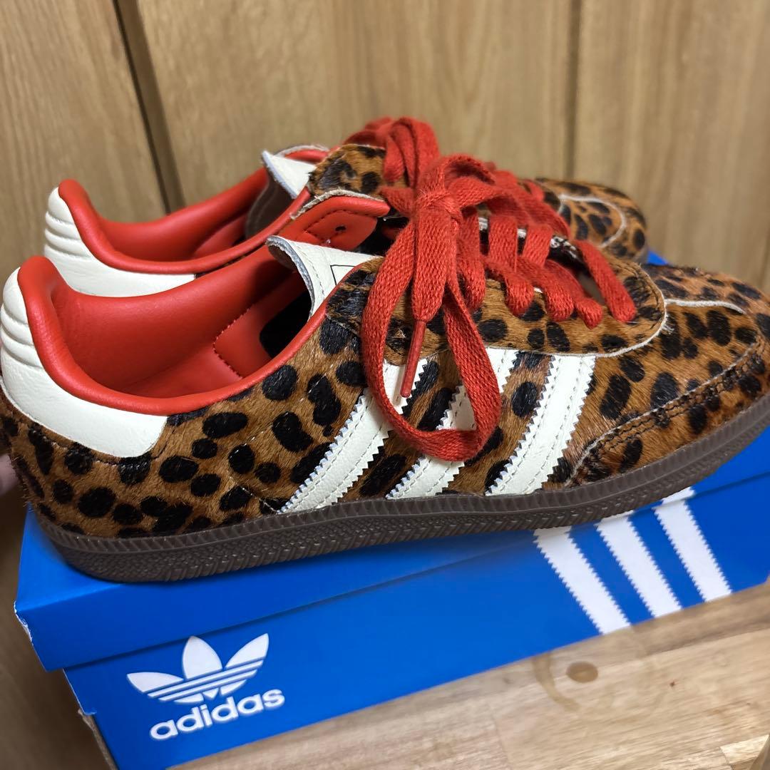 adidas SAMBA OG W ヒョウ柄　人気商品　美品