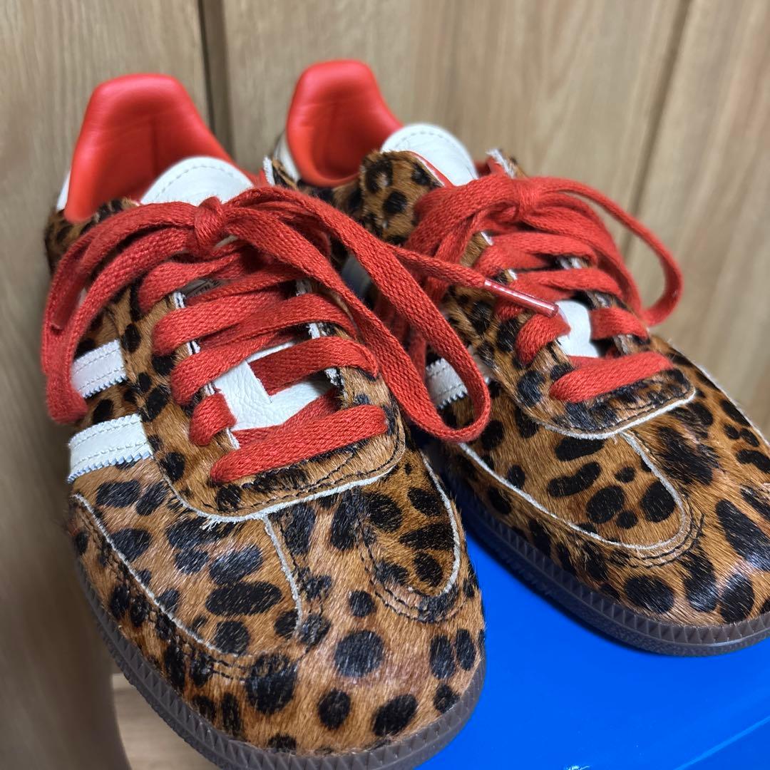 adidas SAMBA OG W ヒョウ柄　人気商品　美品