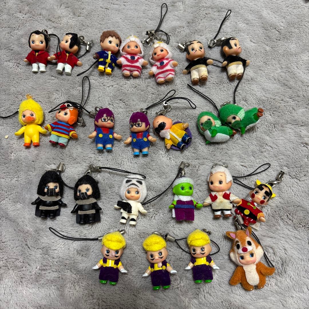キューピーのキーホルダーのセット