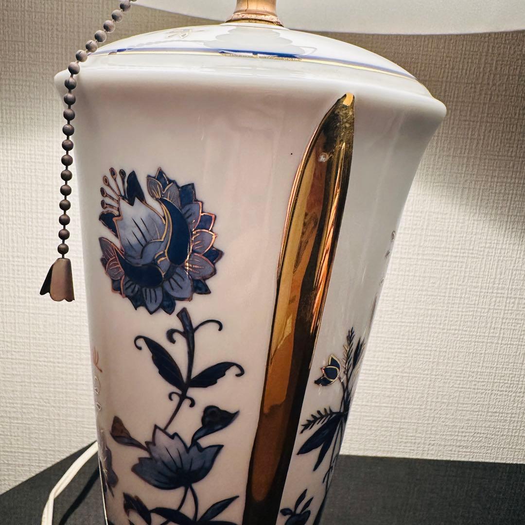 【高級】 キシマ 陶器製 フロアスタンド テーブルランプ KLF-806