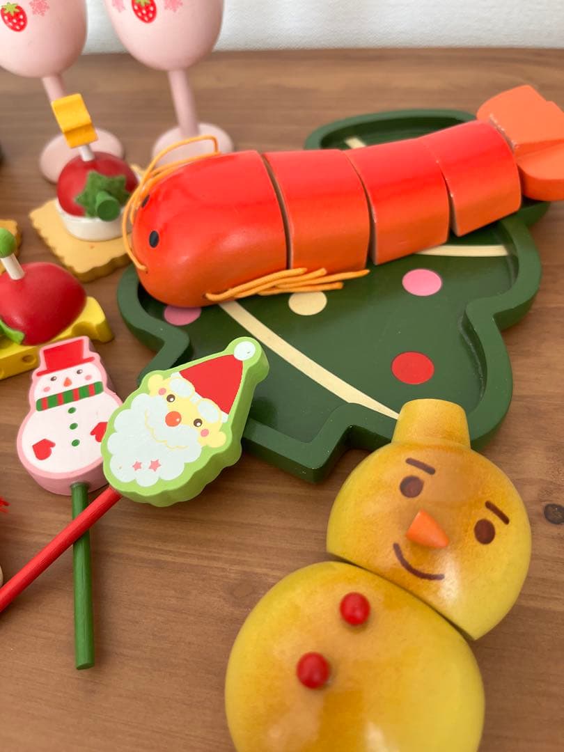 マザーガーデン★野いちごのおままごと★木製玩具★クリスマスセット