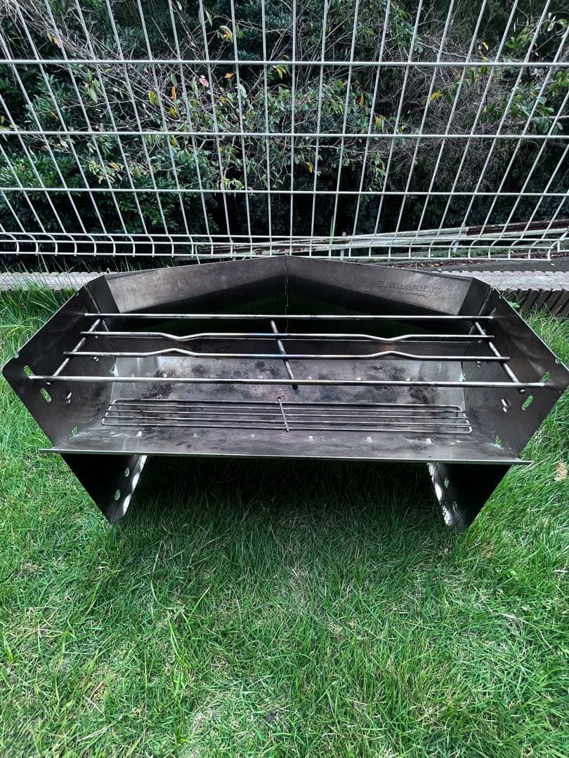 ユニフレーム 薪グリル ラージ ユニフレームのケース付き