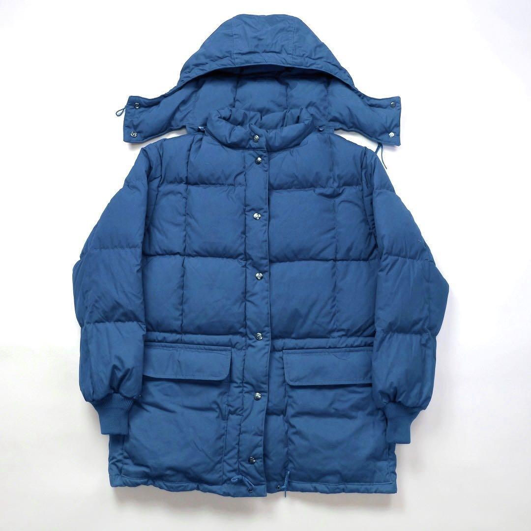 ミント ビンテージ エディーバウアー グースダウン ジャケット パーカー 黒タグ