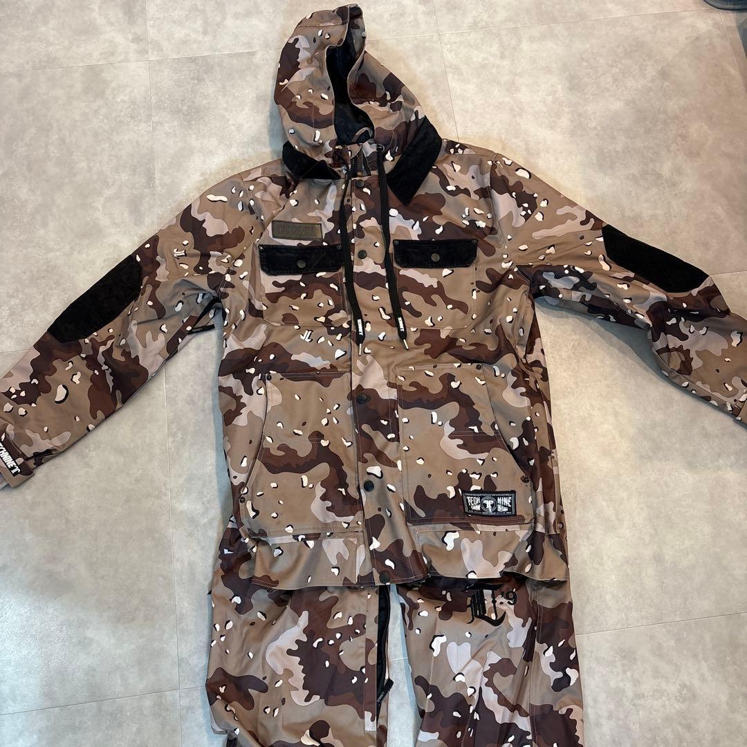 TECHNINE 迷彩 スノーボードウェア XL 値下げ