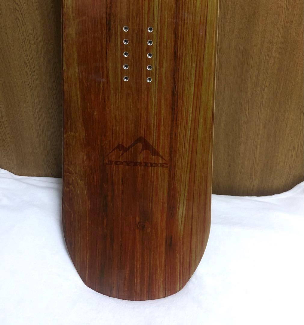 良品 JOYRIDE ジョイライド スノーボード 板 木目 専用カバー付 スノボ