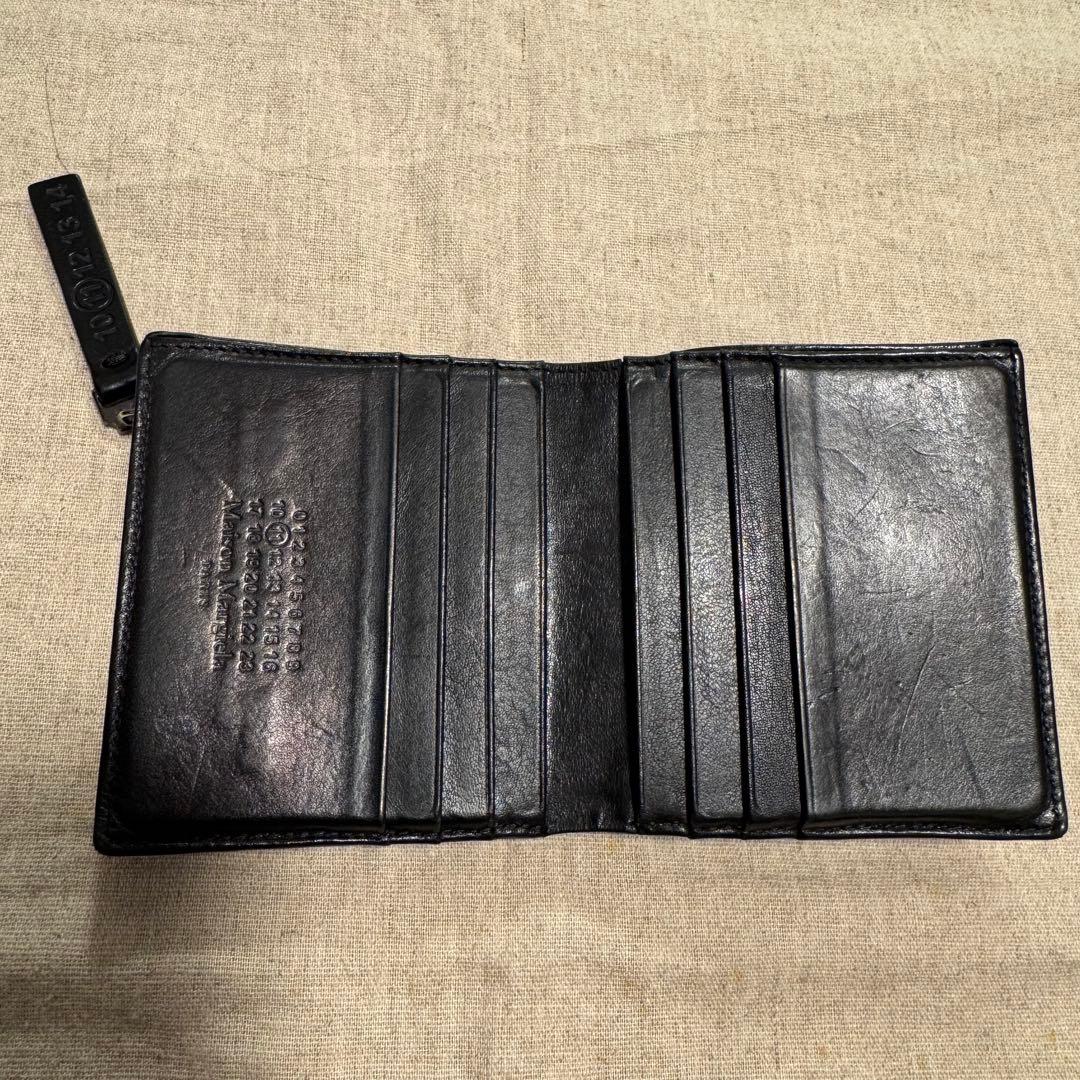 美品 付属品完備 Maison Margiela フォールデッドレザーウォレット