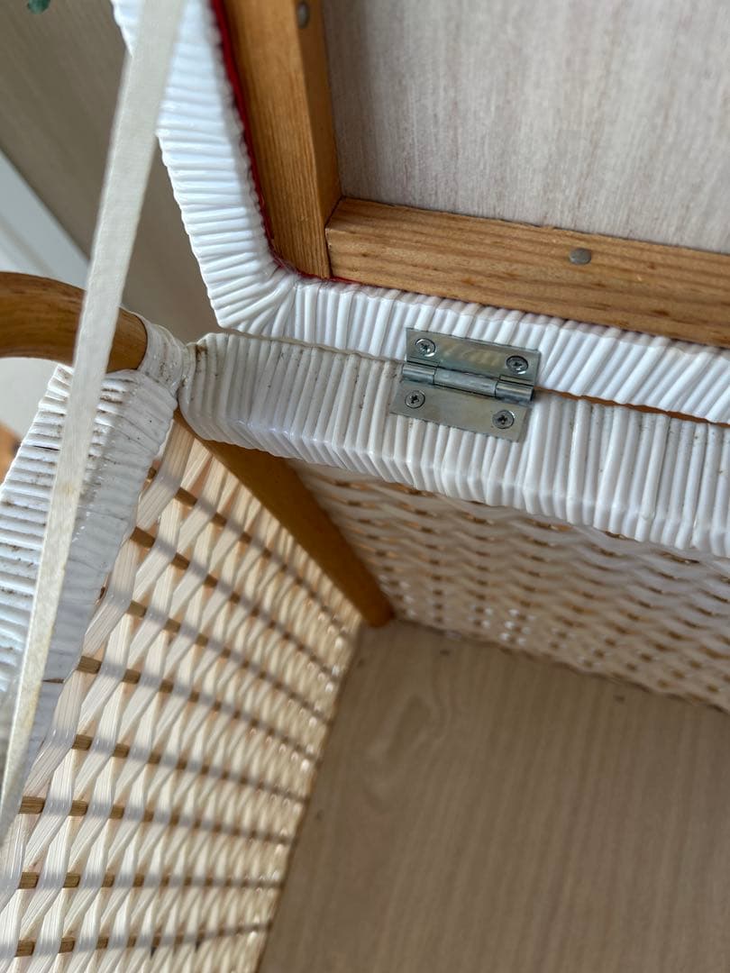 サンリオハローキティ収納ボックス 編みかご収納バスケットHELLO KITTY