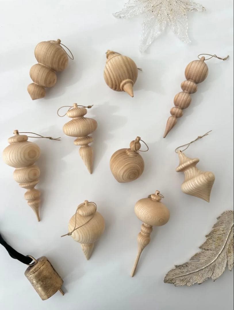 在庫限り⭐︎ lemi toys 木製オーナメント 9点セット