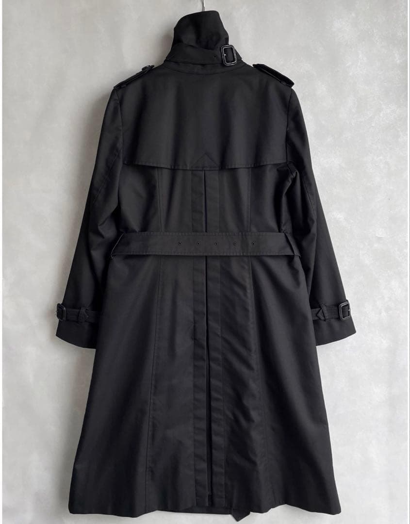 美品✨マッキントッシュロンドン　トレンチコート　38 黒　チェックライナー付き