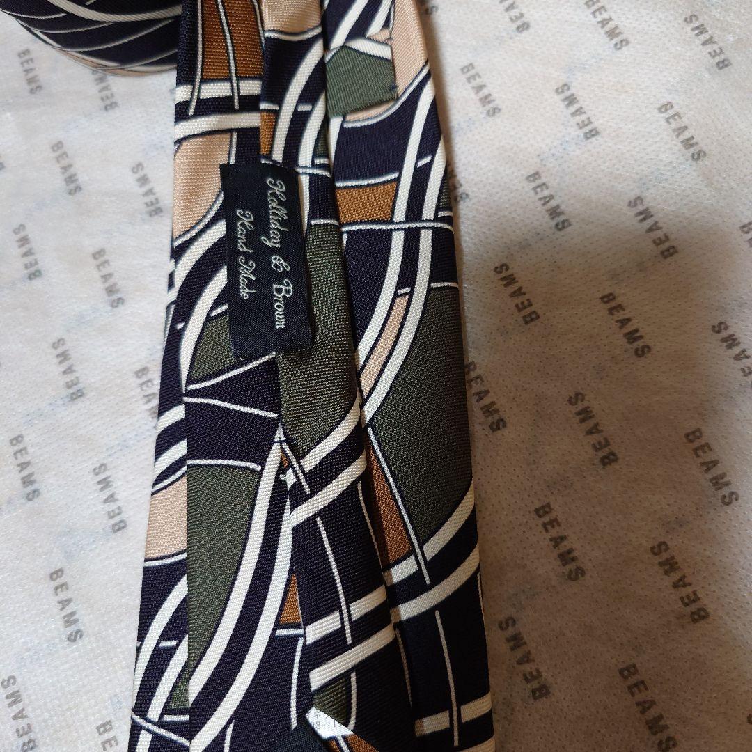 BEAMSF　holliday ＆ brown　ホリデー＆ブラウン　ネクタイ