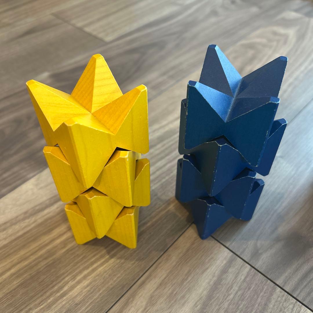 naef ネフ社 Naef Spiel ネフスピール 木箱付き　積み木 知育玩具