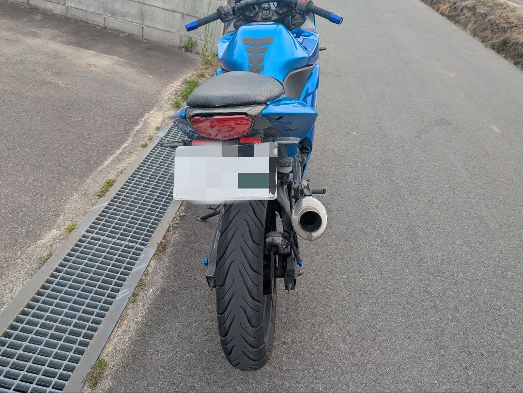 Kawasaki Ninja250r 青 実動車