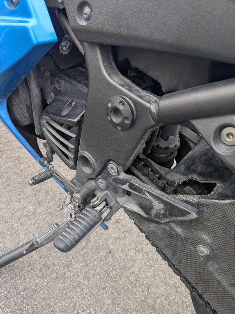 Kawasaki Ninja250r 青 実動車