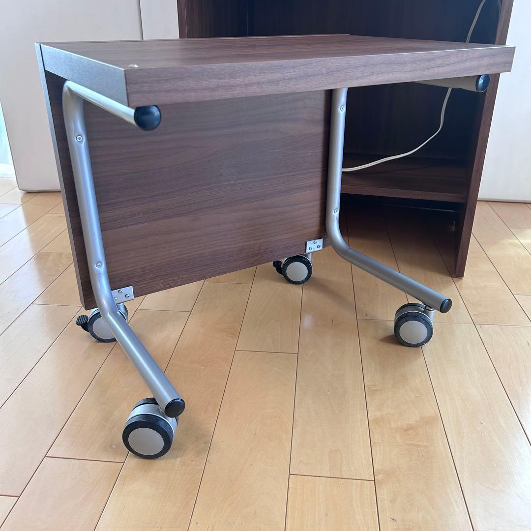 Pamouna パモウナ　プリンター収納　デスクチェスト　キャスター　パソコン置